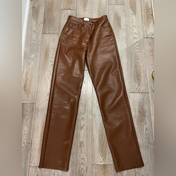 Aritzia Wilfred Melina vegan leather pant. - Picture 1 of 2